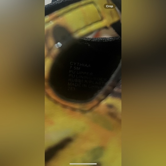 Steve Madden Cythiaa Floral Multi Lace-Up Peep
Toe Booties Size 7.5 - Picture 15 of 16